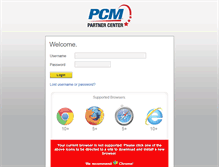 Tablet Screenshot of pcmrewardcenter.com